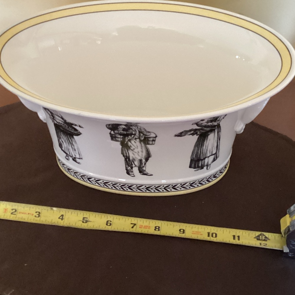 Elegant White and Black Decorative Vase